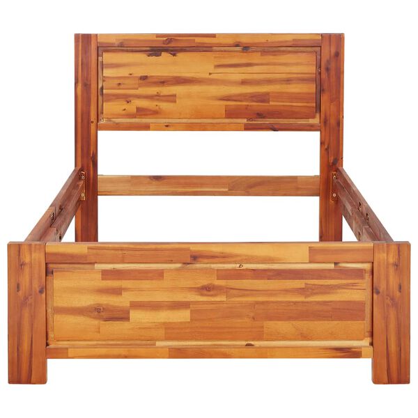 vidaXL S&auml;ngynrunko t&auml;ysi akaasiapuu 100x200 cm