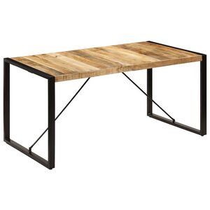 vidaXL Ruokap&ouml;yt&auml; 160x80x75 cm mangopuu