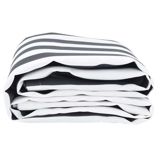 vidaXL Varjostimen vaihto Antrasiitti ja Valkoinen 1000 x 160 cm