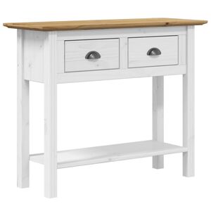 vidaXL Konsolip&ouml;yt&auml; BODO ruskea 91x35x74 cm t&auml;ysi m&auml;nty