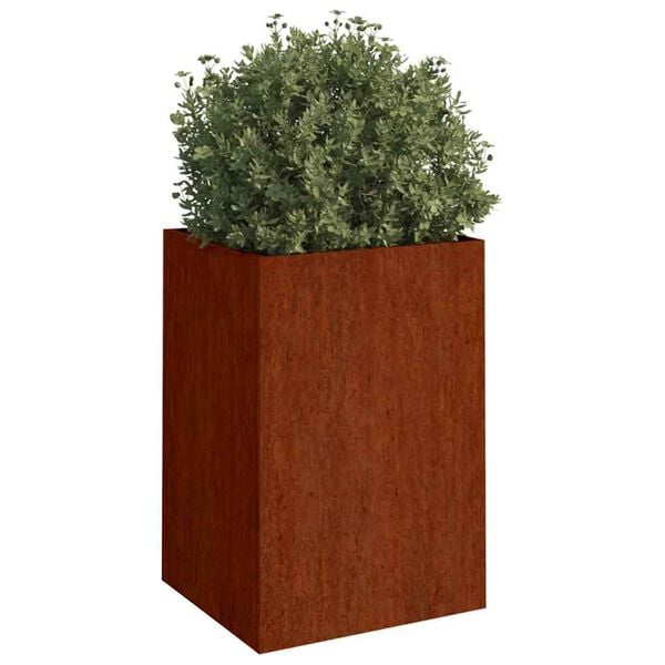 vidaXL Kukkalaatikko 52x48x75 cm Corten ter&auml;s