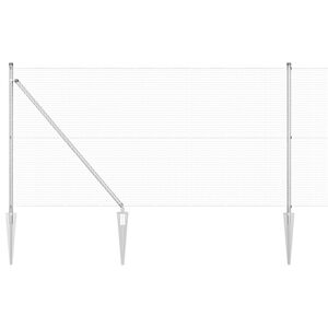 vidaXL Langoitettu este piikeill&auml; 100 x 1 m (L x K)
