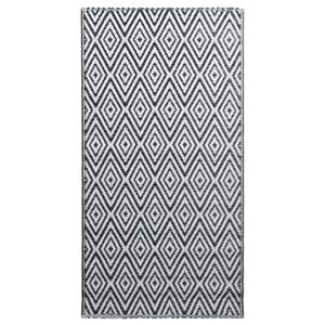 vidaXL Ulkomatto ARAKIL mustavalkoinen 120x180 cm PP