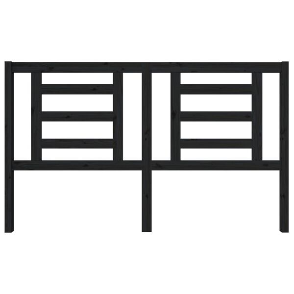 vidaXL S&auml;ngynp&auml;&auml;ty musta 166x4x100 cm t&auml;ysi m&auml;nty