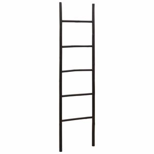 vidaXL Peitto tikkaat Musta 50 x 190 cm Bambu