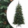vidaXL Salkomallinen tekoinen joulukuusi 120 cm 150 LEDi&auml;