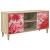 vidaXL TV-kaappi AACHEN 102 x 33 x 50 cm Sonoma Tekninen puu