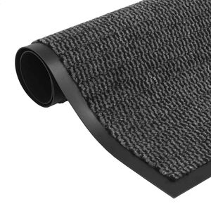 vidaXL Kuramatto suorakulmainen nukkapinta 40x60 cm antrasiitti