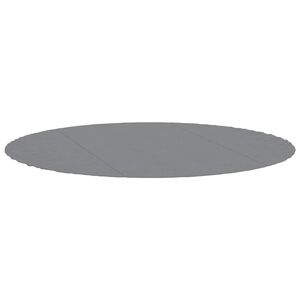 vidaXL Uima-altaan aluskangas harmaa &Oslash;306 cm polyesteri geotekstiili