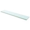 vidaXL Hyllyt 2 kpl kirkas lasi 110x20 cm