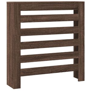 vidaXL L&auml;mp&ouml;patterin suoja savutammi 78x20x82 cm tekninen puu