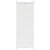 Plisse Kaihdin 40x125cm Valkoinen Laskosverhot