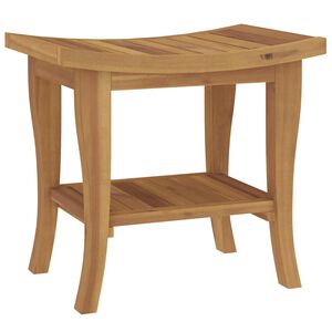 vidaXL Kylpyhuoneen sivup&ouml;yt&auml; 50x35x45 cm t&auml;ysi tiikki