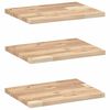 vidaXL Kelluvat hyllyt 3 kpl 40x30x2 cm k&auml;sittelem&auml;t&ouml;n massiivipuu akaasia