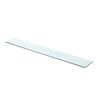 vidaXL Hyllypaneeli Kirkas Lasi 90x12 cm