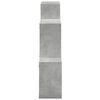 vidaXL Seinäkaappi 78x18x71 cm betoninharmaa tekninen puu