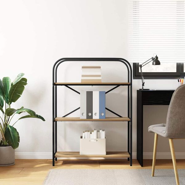 vidaXL Kirjahylly Artisan tammi 80 x 30 x 109 cm Tekninen puu