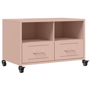vidaXL TV-taso pinkki 68x39x43,5 cm ter&auml;s