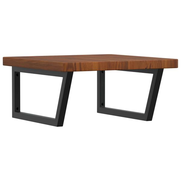 vidaXL Pesuallashylly sein&auml;lle ter&auml;s ja t&auml;ysi tammi