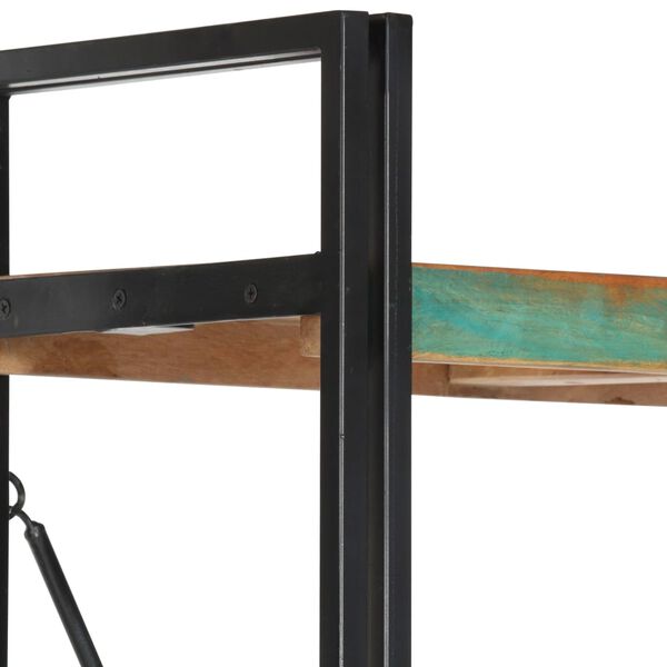 vidaXL 5-tasoinen kirjahylly 90x30x180 cm täysi kierrätetty puu