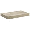 vidaXL Kelluva sein&auml;hylly tammi 40x23,5x3,8 cm MDF