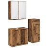 vidaXL Kylpyhuonekalustesetti 3 kpl Vanha puu 64,5 x 33,5 x 59 cm