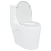 vidaXL WC-istuin Valkoinen 47 x 37 x 4 cm Duroplast