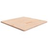 vidaXL Neli&ouml;nmuotoinen p&ouml;yt&auml;levy 80x80x2,5 cm k&auml;sittelem&auml;t&ouml;n tammi