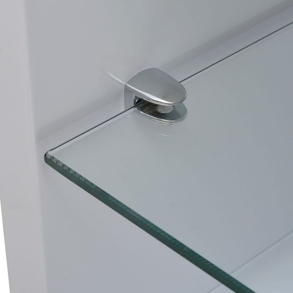 vidaXL Kiilt&auml;v&auml; Kahvip&ouml;yt&auml; Valkoinen