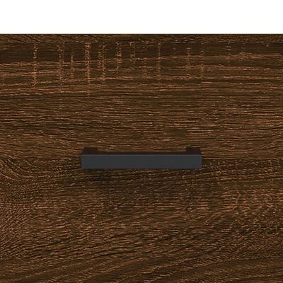 vidaXL Yöpöytä ruskea tammi 40x35x47,5 cm tekninen puu