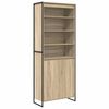 vidaXL Korkeat kaapit Sonoma 79 x 36 x 200 cm Tekninen puu