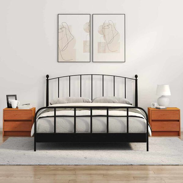 vidaXL Y&ouml;p&ouml;yd&auml;t 2 pcs Vaha ruskea 40 x 30.5 x 35.5 cm M&auml;nty