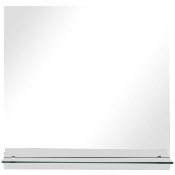 vidaXL Sein&auml;peili hyllyll&auml; 60x60 cm karkaistu lasi