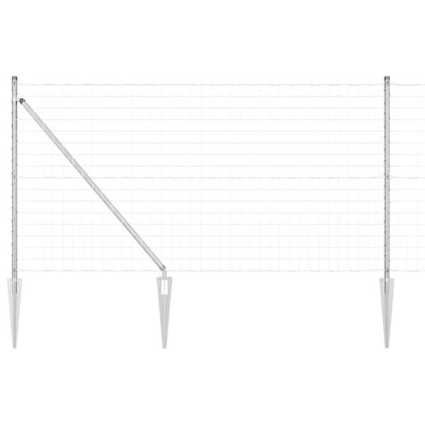 vidaXL Aita ja Tuki Hopea 1 x 10 m Ter&auml;s