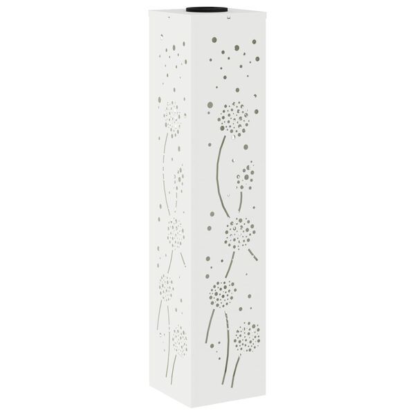 vidaXL Aurinko LED-polkuvalo 2 pcs Valkoinen Kylm&auml;valssattu ter&auml;s