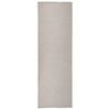 vidaXL Ulkomatto Flatweave 80x250 cm vaaleanharmaa
