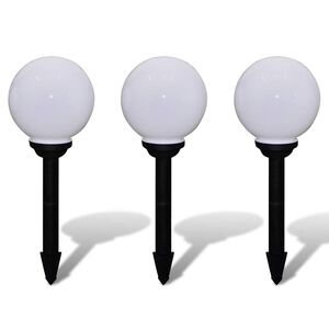 vidaXL Ulkolamput polulle 3 kpl LED 20 cm maapiikill&auml;