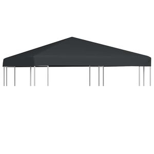 vidaXL Huvimajan katto 310 g / m&sup2; 3x3 m harmaa
