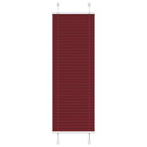 vidaXL Pliseerattu kaihdin, bordeaux'n punainen, 45x100 cm, kangas, leveys 44,4 cm, polyesteri