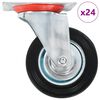 vidaXL Rullapy&ouml;r&auml;t 24 kpl 100 mm