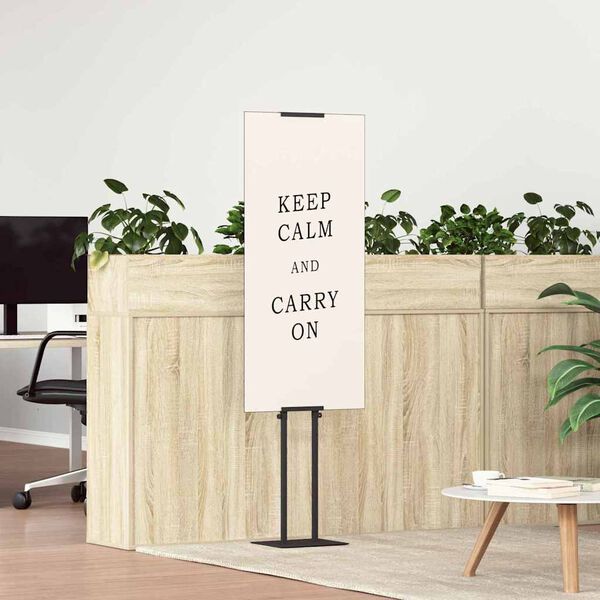 vidaXL Messun&auml;yt&ouml;t 2 pcs Musta 30 x 23,5 x 210 cm Ter&auml;s