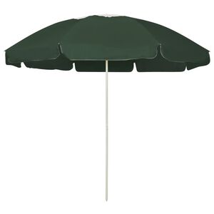 vidaXL Rantavarjo vihre&auml; 240 cm