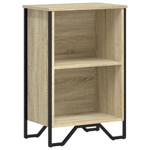 vidaXL Kirjahylly Sonoma-tammi 50x31x74,5 cm tekninen puu