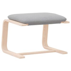 vidaXL Rahi vaaleanharmaa 51x41x40 cm kangas