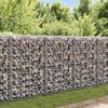 vidaXL Gabion/kivikori kansilla galvanoitu vaijeri 100x30x30 cm