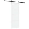 vidaXL Liukuovi ORKDAL valkoinen 83 x 232 cm T&auml;ysi m&auml;nty