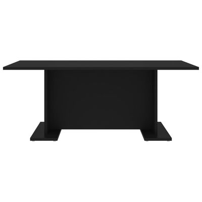 vidaXL Sohvapöytä musta 103,5x60x40 cm lastulevy