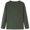 Lasten pitkähihainen T-paita khaki 92