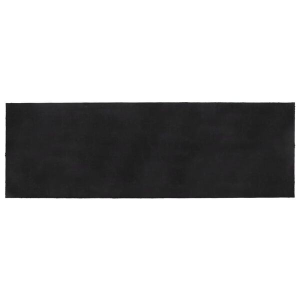 vidaXL Ovimatto tummanharmaa 100x300 cm tuftattu kookos