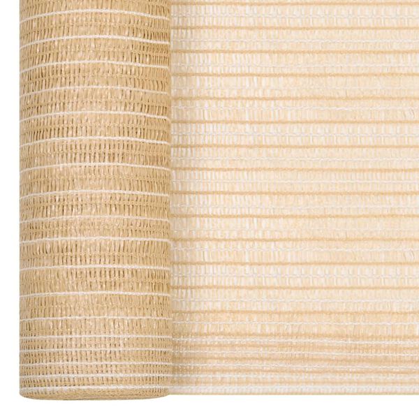vidaXL Näkösuoja beige 1,5x50 m HDPE 195 g/m²